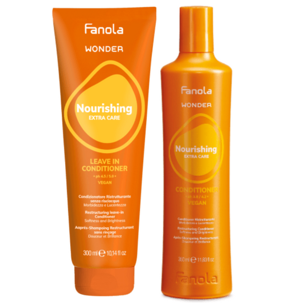 Fanola Wonder Nourishing Restructuring Leave-in Conditioner 300ml + 350ml Conditioner