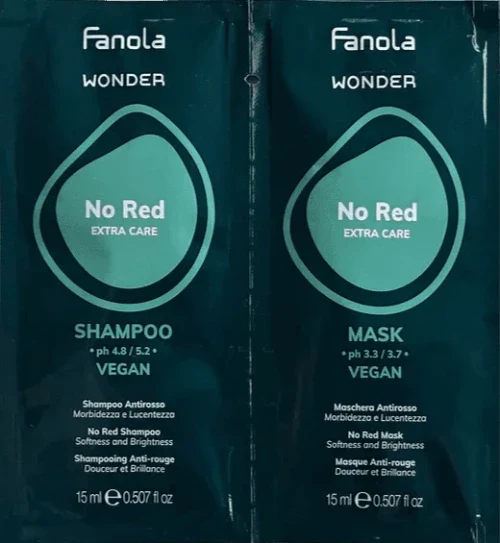 Fanola Samples - Wonder No Red, Wonder No Yellow, Wonder Curl