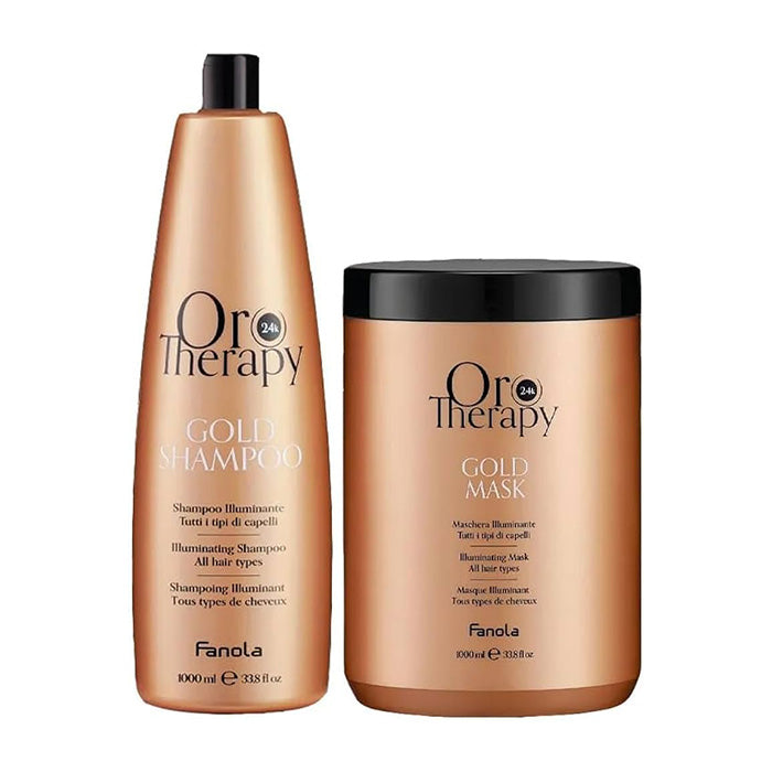 Fanola Oro Therapy Keratin & Argan Oil Shampoo & Mask - FanolaUK