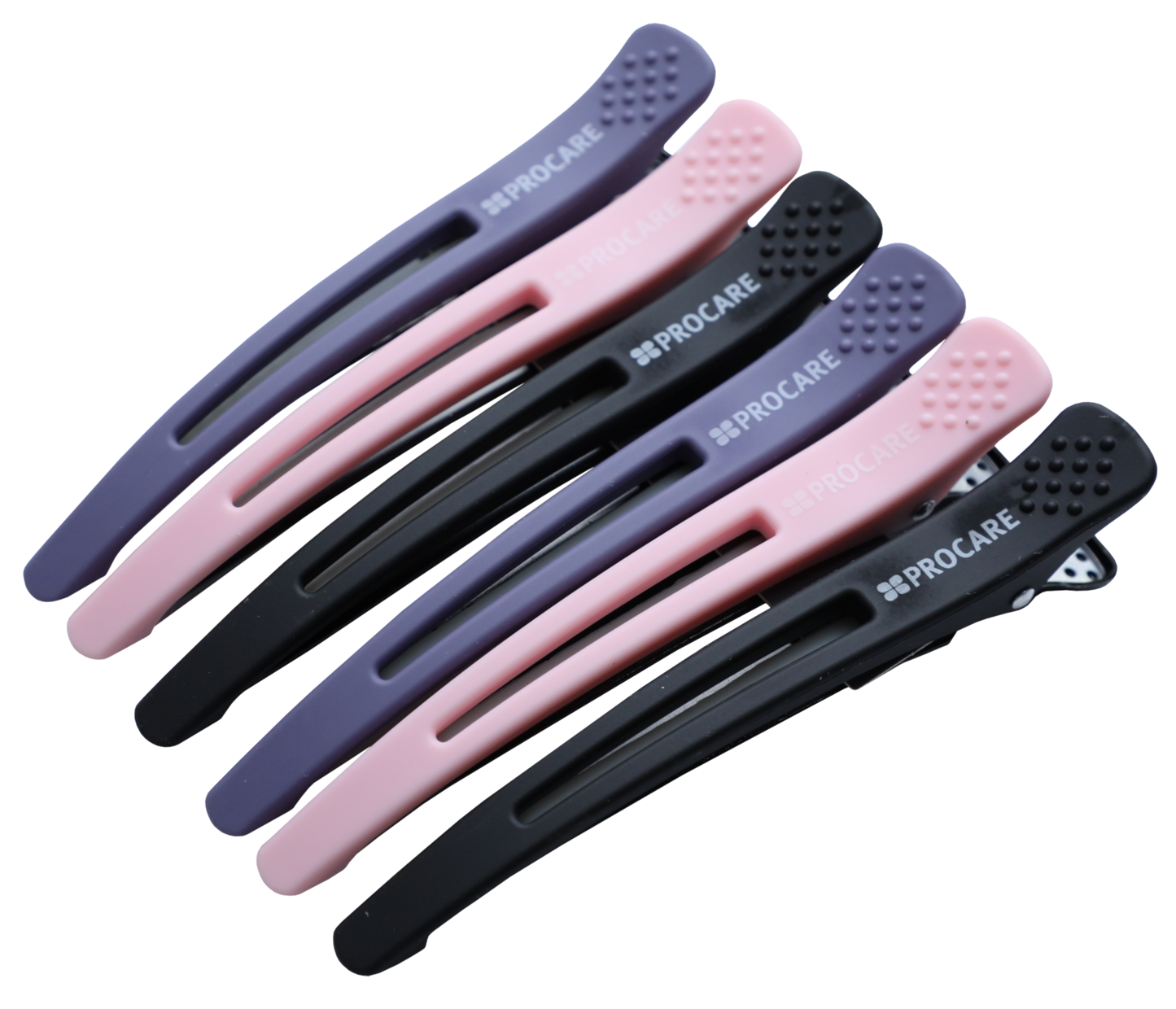 Procare Premium Sectioning Clip x 6 Grey/Pink/Black