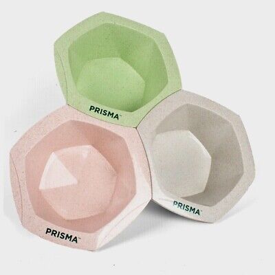 Prisma Bamboo Master Tint Bowl Set - Set of 3 (Pink/Green/Grey)- FanolaUK