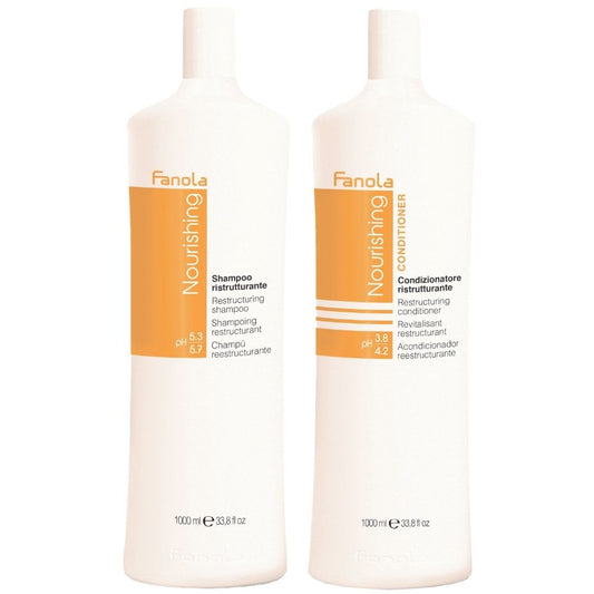 Fanola Nourishing Restructuring Shampoo & Conditioner Twin Pack 2 x 1000ml