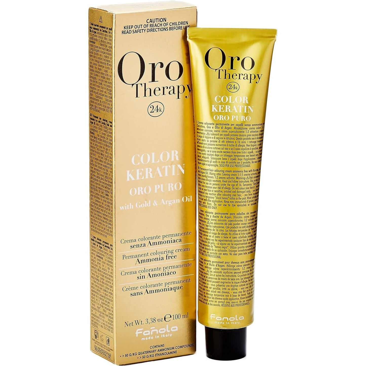 Fanola Oro Therapy Color Keratin Oro Pure - All Shades