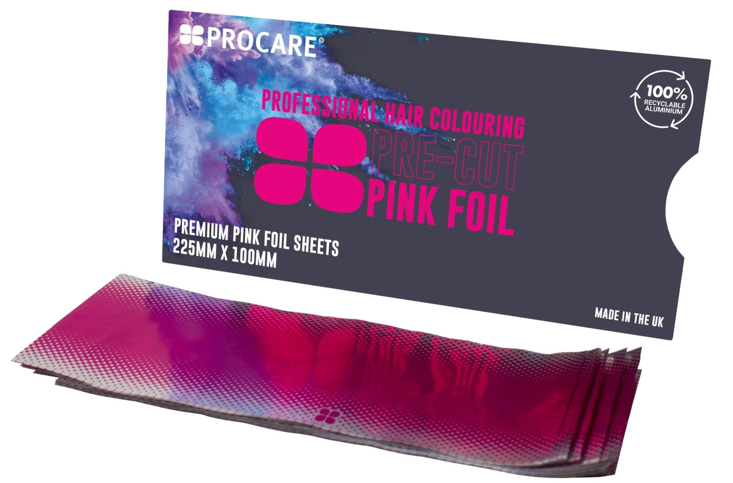 ProCare 22.5cm x 10cm Large Pink Foil Strips