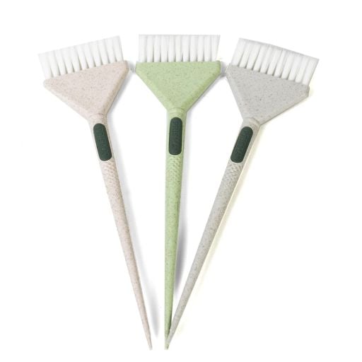 Agenda Prisma Bamboo Master Tint Brush Set - Set of 3 (Pink/Green/Grey) - Hairdressing Supplies